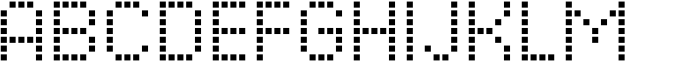 Pixel Grid Square Reg S Font UPPERCASE
