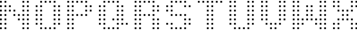 Pixel Grid Squre Li M Font UPPERCASE