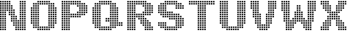 Pixel Grid Squre Li XL Font UPPERCASE