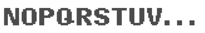 Pixel Grid Water Bold XL Font UPPERCASE