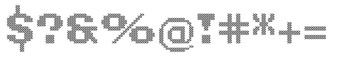Pixel Grid Water Norm XL Font OTHER CHARS