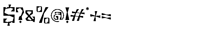 Pixel Mirage Font OTHER CHARS