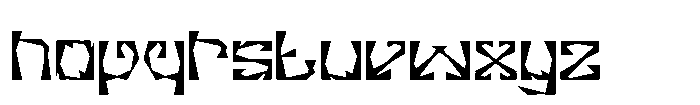 Pixel Mirage Font LOWERCASE
