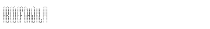 Pixel Poster 02 Bullets Font UPPERCASE