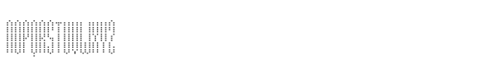 Pixel Poster 02 Bullets Font LOWERCASE
