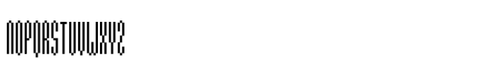 Pixel Poster 02 Regular Font LOWERCASE