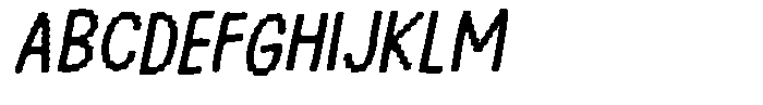 Pixel Punch Italic FONT