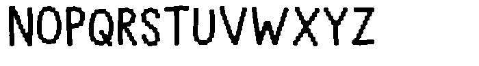 Pixel Punch Regular Font LOWERCASE