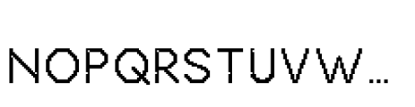 Pixel Quant 01 Font UPPERCASE
