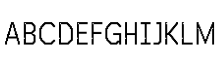 Pixel Quant 02 Font UPPERCASE