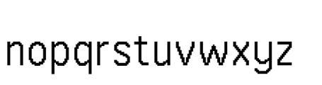 Pixel Quant 02 Font LOWERCASE
