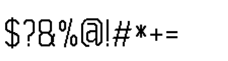 Pixel Quant 03 Font OTHER CHARS