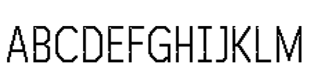Pixel Quant 03 Font UPPERCASE