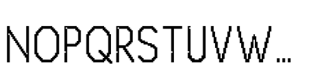 Pixel Quant 03 Font UPPERCASE