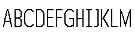 Pixel Quant 04 Font UPPERCASE