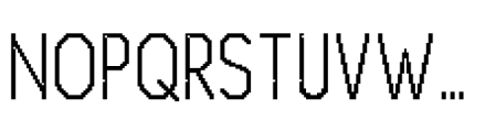 Pixel Quant 04 Font UPPERCASE