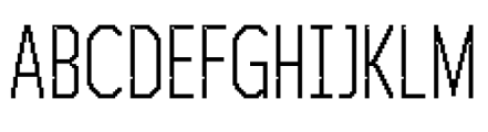 Pixel Quant 05 Font UPPERCASE