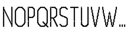 Pixel Quant 05 Font UPPERCASE