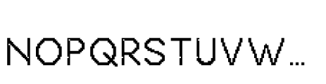 Pixel Quant Variable Font UPPERCASE