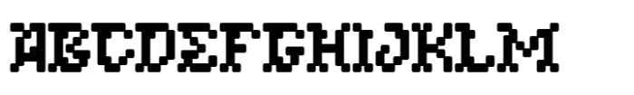 Pixel Quest Font UPPERCASE