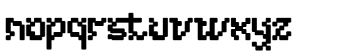 Pixel Quest Font LOWERCASE