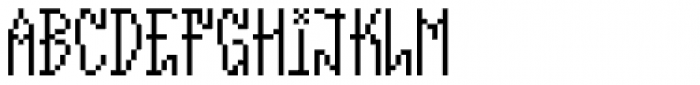 Pixel Reto Regular Font UPPERCASE