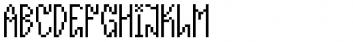 Pixel Reto Regular Font LOWERCASE