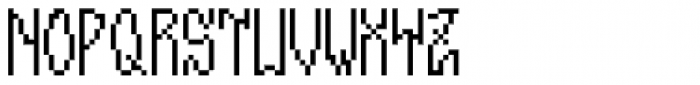 Pixel Reto Regular Font LOWERCASE
