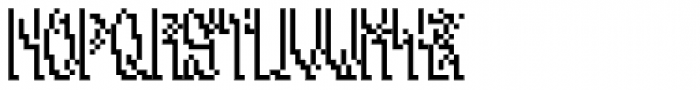 Pixel Reto Shadow Font LOWERCASE