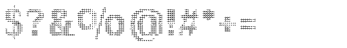 Pixel Serif Coin Font OTHER CHARS