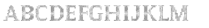 Pixel Serif Coin Font UPPERCASE