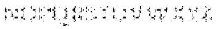 Pixel Serif Coin Font UPPERCASE