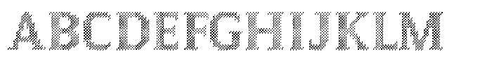 Pixel Serif Cone Font