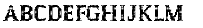 Pixel Serif Cross L Font