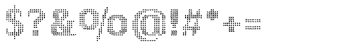 Pixel Serif Cross S Font OTHER CHARS