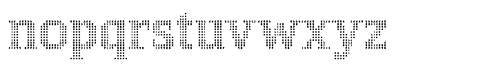 Pixel Serif Cross S Font LOWERCASE
