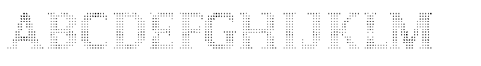 Pixel Serif Cross XS Font UPPERCASE