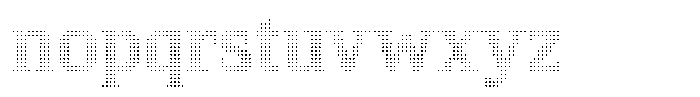 Pixel Serif Cross XS Font LOWERCASE