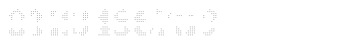Pixel Serif Cross Font OTHER CHARS