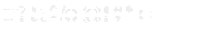 Pixel Serif Cross Font OTHER CHARS