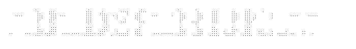 Pixel Serif Cross Font UPPERCASE
