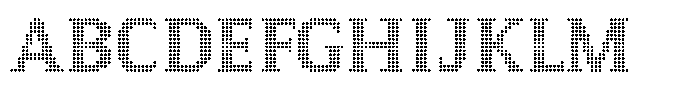 Pixel Serif Dot S Font