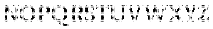 Pixel Serif Dot S Font UPPERCASE
