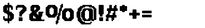 Pixel Serif Dot XL Font OTHER CHARS