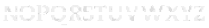 Pixel Serif Dot Font UPPERCASE