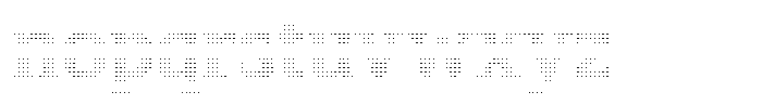 Pixel Serif Dot Font LOWERCASE
