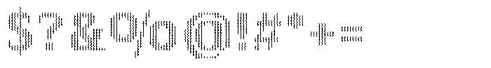 Pixel Serif HDot L Font OTHER CHARS