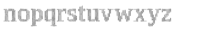 Pixel Serif HDot L Font LOWERCASE