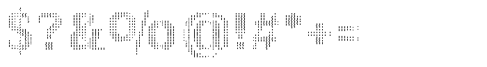 Pixel Serif HDot M Font OTHER CHARS