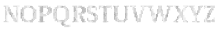 Pixel Serif HDot M Font UPPERCASE